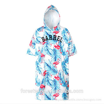Luxury 100% Cotton Adult Hooded Surf Beach Poncho Towel Poncho